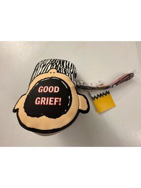 NWT Peanuts Charlie Brown Good Grief Coin Purse Baseball Hat BoxLunch OC3